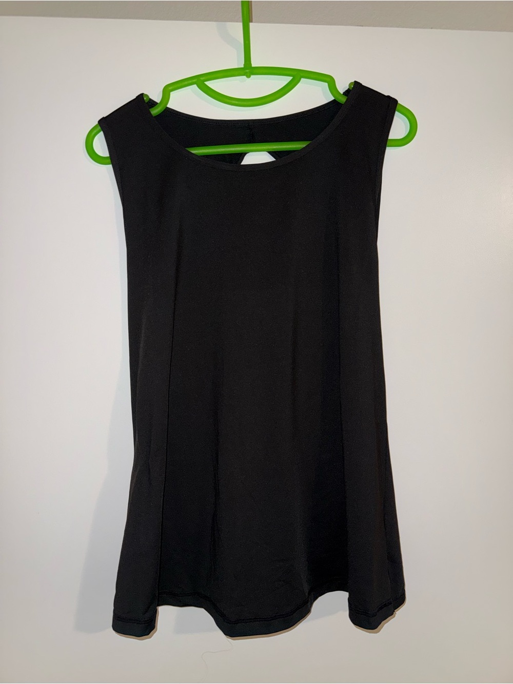 SHEIN Black Scoop Neck A-Line Tank